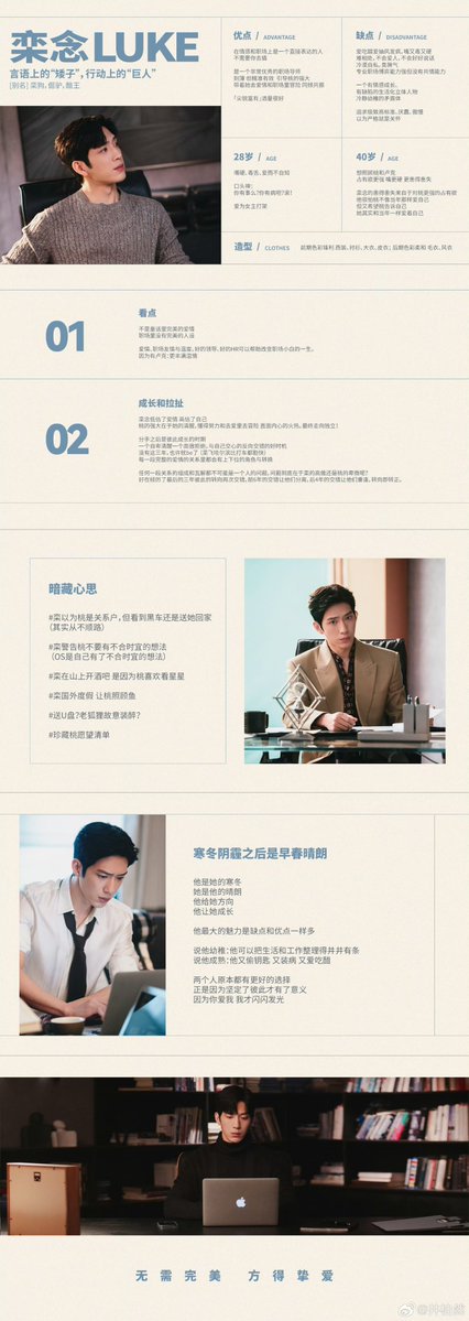 TSJLNx's tweet photo. จิ่งเป่ามาส่งหลวนเนี่ยนกลับสู่นิยายและซีรีส์แล้วนะทุกคน🥺🤍

https://t.co/OJyZqvM6N7

​早春晴朗今天收官了

"เรื่องแสงอรุณในฤดูใบไม้ผลิวันนี้จบลงแล้ว"

 翻到筹备期给栾念做的功课，回忆席卷脑海. 这些文字仿佛还带着当时的温度，一页页把我拉回那段靠近他的日子，也分享一部分给大家.

ย้อนกลับไปเปิดสมุดบันทึกที่ทำไว้สำหรับหลวนเนี่ยนในช่วงเตรียมงาน ความทรงจำก็ท่วมท้นเข้ามาในใจ ทุกคำพูดเหล่านี้ราวกับยังคงรักษาอุณหภูมิในตอนนั้นไว้ ทีละหน้าดึงฉันกลับไปยังช่วงเวลาที่ได้เข้าใกล้เขา และอยากแบ่งปันส่วนหนึ่งให้ทุกคนด้วย

 第一次读到他的故事，那时总怕自己离他不够近.怕漏掉他冷静外表下那些没说出口的波澜.

ครั้งแรกที่ได้อ่านเรื่องราวของเขา ตอนนั้นฉันมักกังวลว่าตัวเองอาจอยู่ห่างเขาเกินไป กลัวว่าจะพลาดไม่ได้สังเกตความรู้สึกที่ซ่อนอยู่ภายใต้หน้าตาที่เย็นชาของเขา

 我想，如果是Luke来做提案，大概会穿着得体打开一页页的ppt，冷静地讲自己吧.

ฉันคิดว่าถ้าเป็นลุคมาทำพรีเซนต์เสนองาน คงจะแต่งตัวดูดีเนี๊ยบเรียบร้อย เปิดสไลด์นำเสนอทีละหน้า แล้วแนะนำตัวเองด้วยน้ำเสียงที่สงบนิ่งและสุขุม

 栾念是幸运的，幸运的是，他的克制有人懂，他的随意有人看穿.

หลวนเนี่ยนโชคดีมาก ที่ความยับยั้งชั่งใจของเขามีคนเข้าใจ และความไม่ใส่ใจที่ซ่อนอยู่ของเขาก็มีคนมองออก
 
谢谢每个认真爱过这个故事的人，也谢谢你们看见栾念，看见早春

ขอบคุณทุกคนที่ตั้งใจรักเรื่องราวเรื่องนี้ และขอบคุณทุกคนที่มองเห็นหลวนเนี่ยน รวมถึงมองเห็นความสดใสของ Early Spring ครับ

แปลผิดขออภัยด้วยนะคะ! 🥺🤍 

#TheEarlySpring #ฤดูใหม่นี้มีเพียงสองเรา 
#JingBoran #จิ่งป๋อหรัน #井柏然