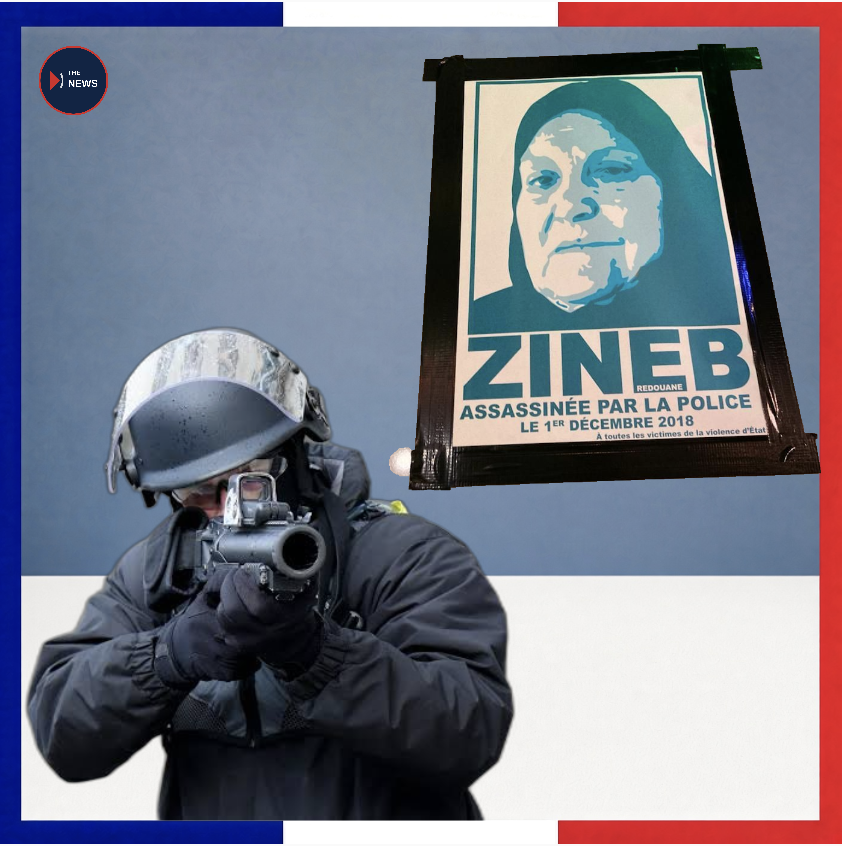 thenews_fr's tweet photo. 🇫🇷😔 MENSONGE D'ÉTAT — La police et la justice ont menti pour couvrir le meurtre d'une octogénaire par un policier.

Le 1er décembre 2018 à Marseille, en marge d'une manifestation des Gilets jaunes, Zineb Redouane, 80 ans, ferme ses volets pour se protéger des gaz lacrymogènes tirés dans la rue. Un CRS lui tire une grenade lacrymogène en plein visage, à environ 30 mètres — alors qu'elle ne participait pas aux manifestations, et que dans tous les cas, le règlement impose un tir à 100 mètres minimum. 
Elle meurt le lendemain à l'hôpital. Suite 👇