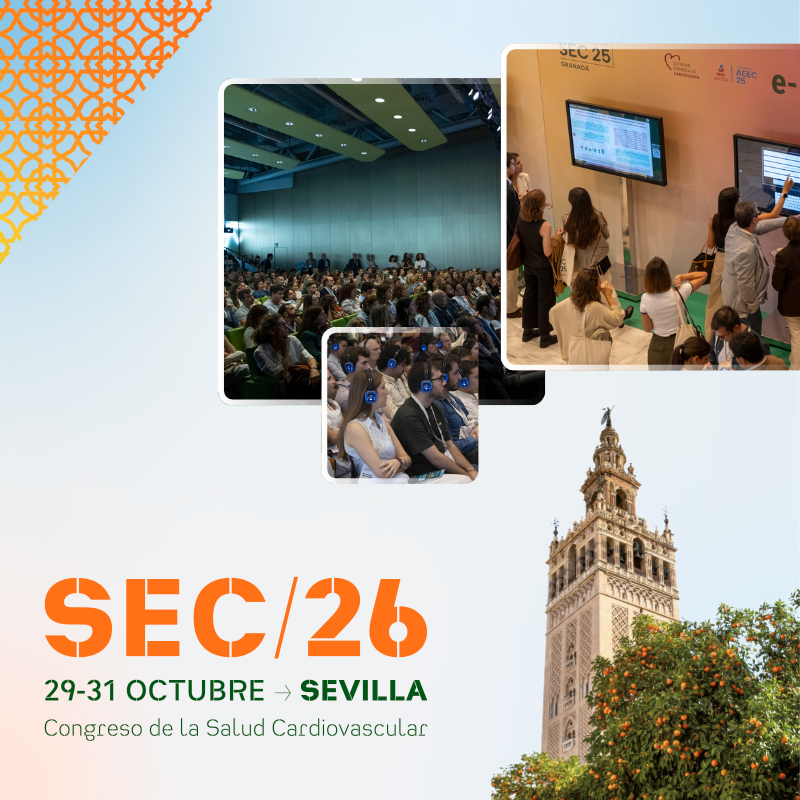 CardioRed1's tweet photo. 📣 Cuenta atrás para la #SEC26.

Si presentas comunicación, ponencia o póster, etiqueta a @CardioRed1 🔊 Para dar visibilidad al trabajo de toda la Red.

📅 29–31 octubre · FIBES, Sevilla
👥 ~4.000 profesionales · 200 sesiones · 1.500 comunicaciones https://t.co/iEgXVGc1rI