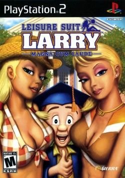 PSXDatacenter's tweet photo. PS2 
Leisure Suit Larry - Magna Cum Laude
 
More info, screens and hires covers:
https://t.co/nQotXp7diU

#ps2 #psx #retrogame #playstation #pixelart #LeisureSuitLarryMagnaCumLaude #Sierra #HighVoltageSoftware #covers #screens #adverts #SLUS20956 #Adventure #LeisureSuitLarry https://t.co/u89zF9Rj93
