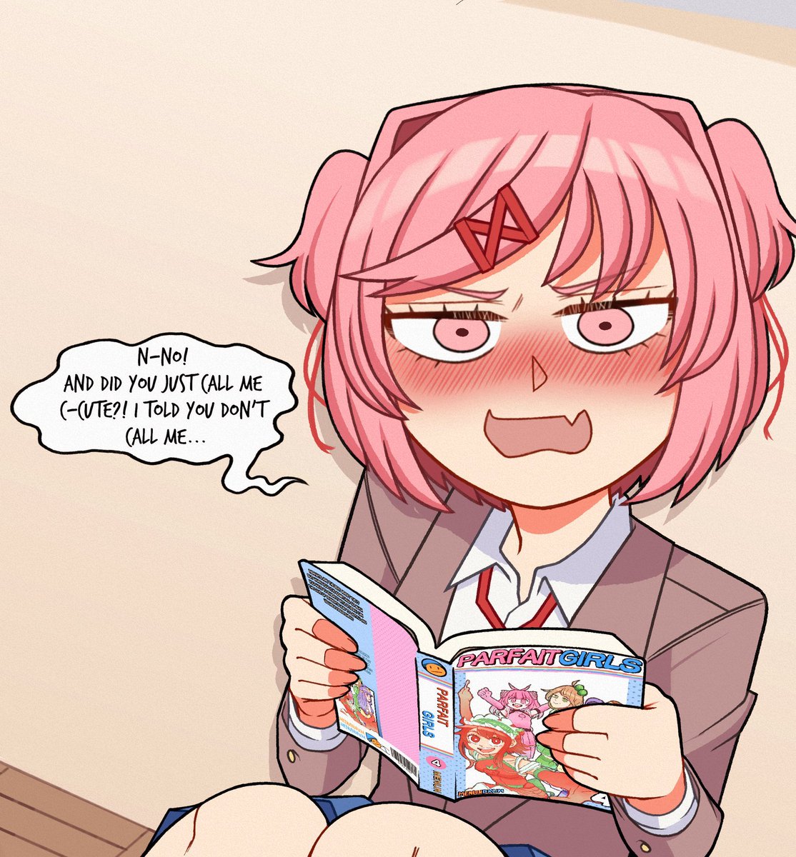McSukicompendum's tweet photo. That manga reminds me of something. #DDLC https://t.co/f2y3717cZV