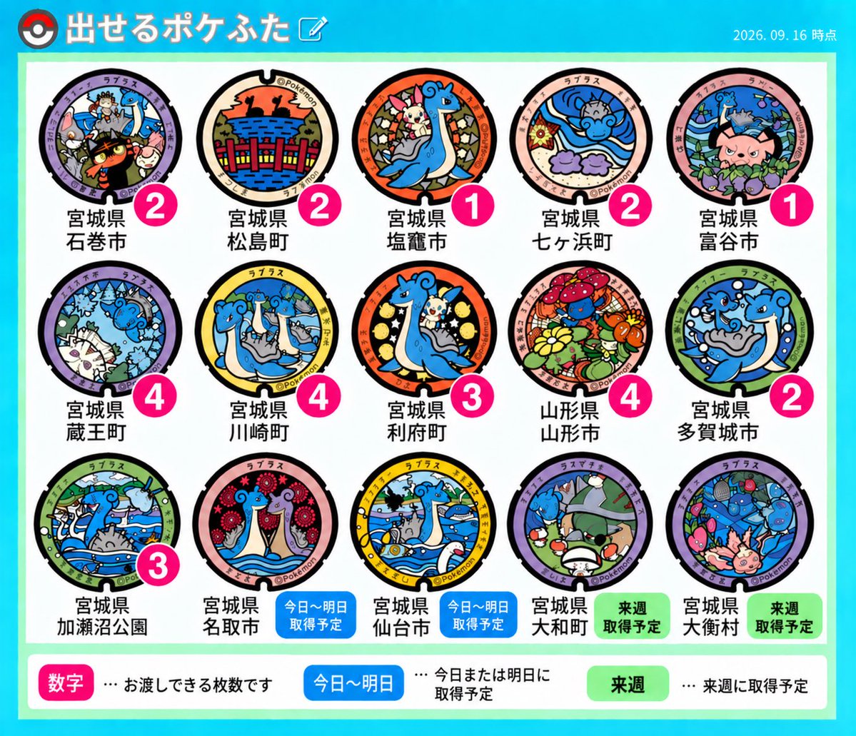 sari0925's tweet photo. 先日は交換有難うございました
内容変更して交換お願いします！
【譲】画像参照 【求】ほぼ未所持かな 東北から遠い地域だと特に嬉しいです！
数字なしは時間を頂ければ取得可
余ってるのあげるよ〜という太っ腹な方も大歓迎！
不慣れな為対応までお時間掛かる事あります
#ポケふた交換 #ポケモンGO https://t.co/PyDh6g5Jf9