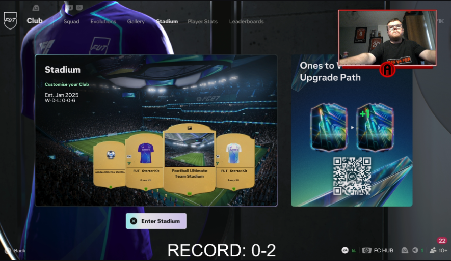 AnthonyDaytv's tweet photo. My current FC27 record.... https://t.co/DUwIlGqHCM