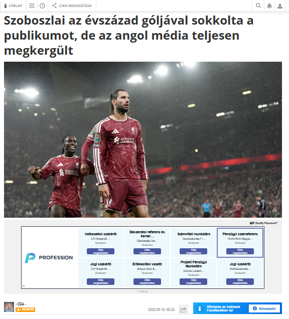 andormario's tweet photo. szegény #cga nem sok gólt láthatott az elmúlt 26 évben, ha szobo - amúgy nagyon szép - gólja nála az évszázad találata. (SZD lőtt már sokkal szebbet is az elmúlt években) az @indexhu nevű honlap legkergébb címeit adó munkatársának újabb ámokfutása. https://t.co/nyE5DuFFHU