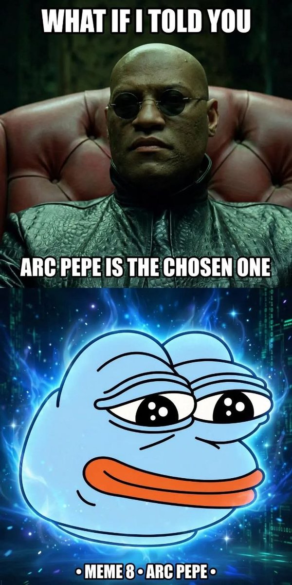 MoontoshiX's tweet photo. Every chain needs a Pepe. Arc found its chosen one. 🐸

$ARCPEPE https://t.co/bzX54Fi80Y