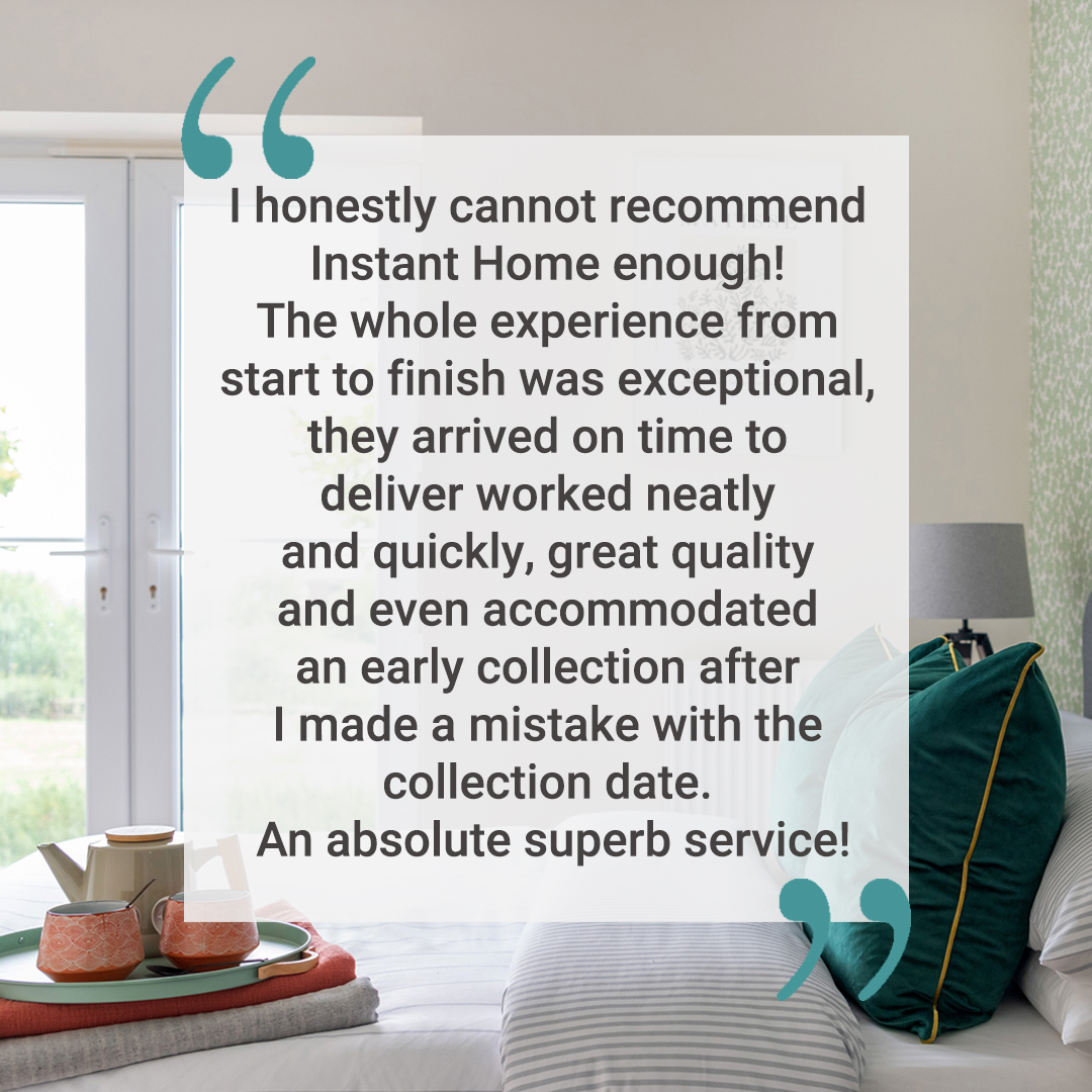InstantHome's tweet photo. Reviews like this one are exactly why we do what we do. On time, tidy, and flexible enough to adjust when plans change. That's the standard we hold ourselves to on every single delivery.

Thank you for the kind words. 💬

#CustomerReviews #FurnitureRental #InstantHome https://t.co/KKZN2wkgn7