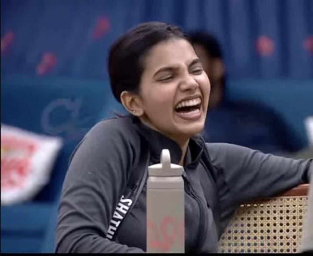 Cosmic_rayy's tweet photo. An infectious smile😍 #Shathiga 

#BiggBossTamil10 https://t.co/zWzkp72vwj