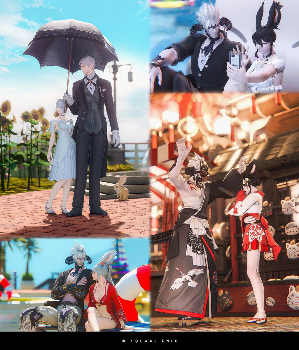 ffxivym's tweet photo. 夏っぽいSSたくさん撮れてうれしかったな☺ https://t.co/O3kwo8sRDf