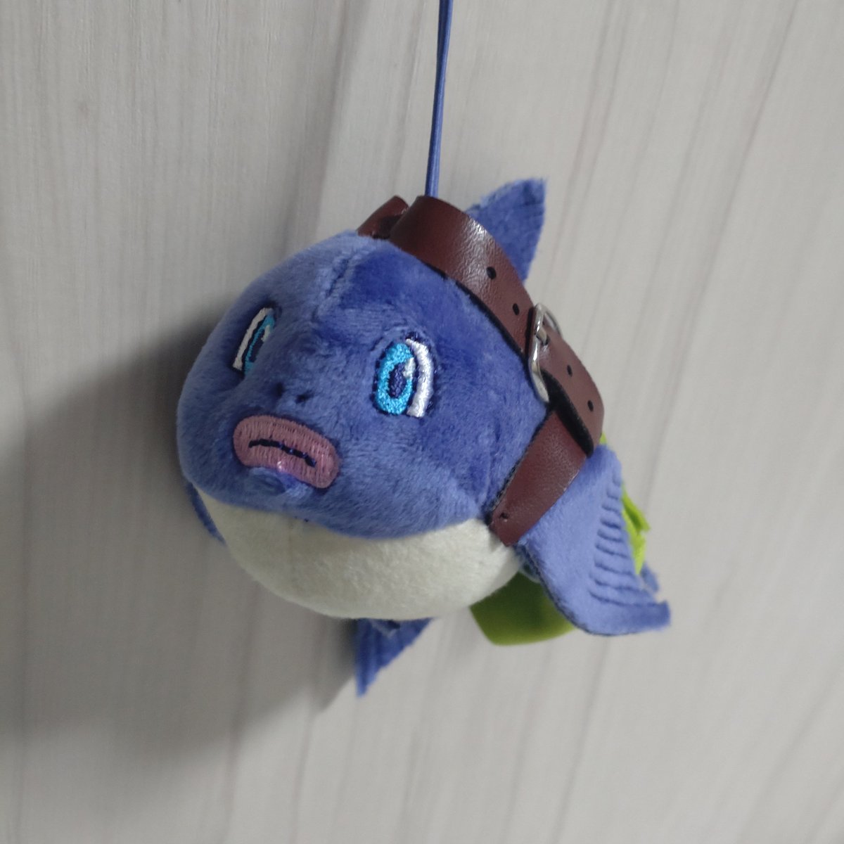 2020208z's tweet photo. DQ11、お魚の主人公が可愛すぎて…ぬいぐるみ買っちゃった（笑）
このお顔とたらこ唇がたまらん https://t.co/aaZrtHVp0W