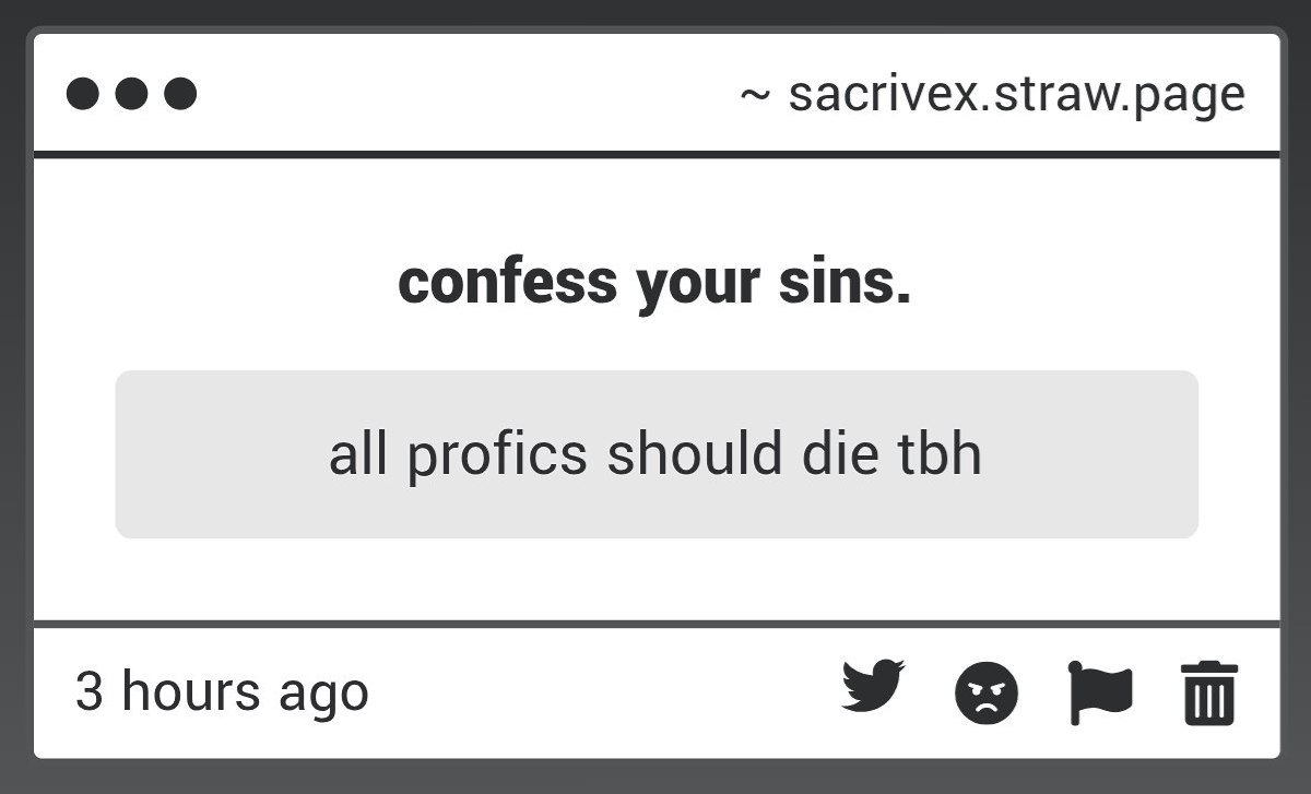 sacrivex's tweet photo. on twitter they kill you if you possess the basic media literacy required to distinguish fictional depiction from real-world morality. https://t.co/wKLUEjn6od
