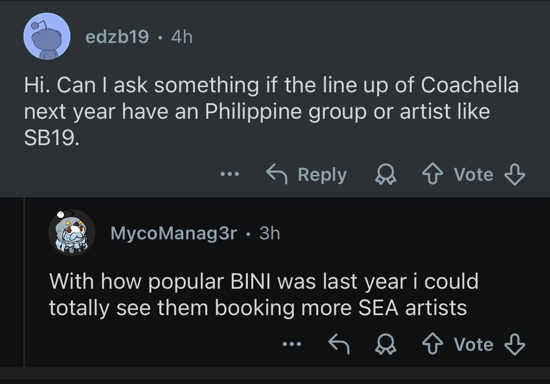 Hanskiii14's tweet photo. @Peechakuu @_dacoconutnut I have been following a post sa reddit regarding line up drop, and saw this question, and I was quite surprised sa reply.. ibig sabihin hindi talaga pang “PWEDE NA” lang ang impact ng girls.. Bini paved the way not just for Filipinos but for SEA artists ☺️ https://t.co/1pMWxdoUw6