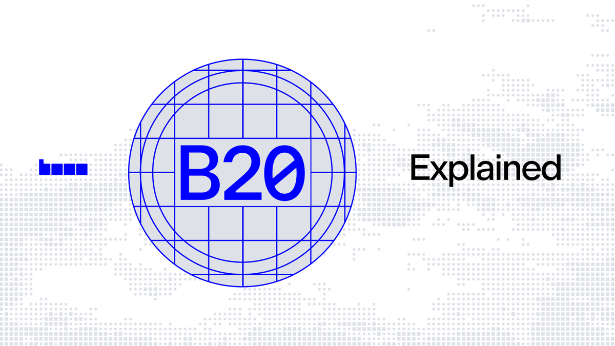 base's tweet photo. B20, explained from beginner to expert

Beginner: B20 is Base’s native token standard

Think of it as a faster, cheaper, safer way to create and manage tokens on Base, built right into the chain itself https://t.co/H7P8Rb3Cef