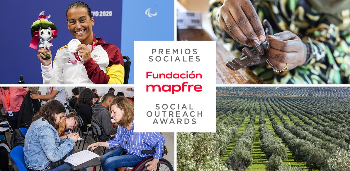 fmapfre's tweet photo. 🥇Los #PremiosSocialesFM reconocen a quienes con su trabajo, compromiso y solidaridad contribuyen a construir una sociedad mejor. 

Estos son los galardonados 2026 👇

@teresa_perales  @Ayudame3D @AESLEMEONLINE #CortijoGuadiana - @CastillodCanena  

+info: https://t.co/6t9cysim6T https://t.co/9RIhppMszH