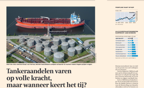 elvermo's tweet photo. Shipping stocks altijd erg tricky gevonden 

Wanneer ze spotgoedkoop lijken, kunnen de winsten op hun piek zitten

Recordtarieven → enorme cashflows → lage K/W’s en vette dividenden, maar die hefboom kan heel hard omslaan

Analyse @tijd nav de meerjarige toppen van $FRO &amp; co https://t.co/dcjB3oZKtd