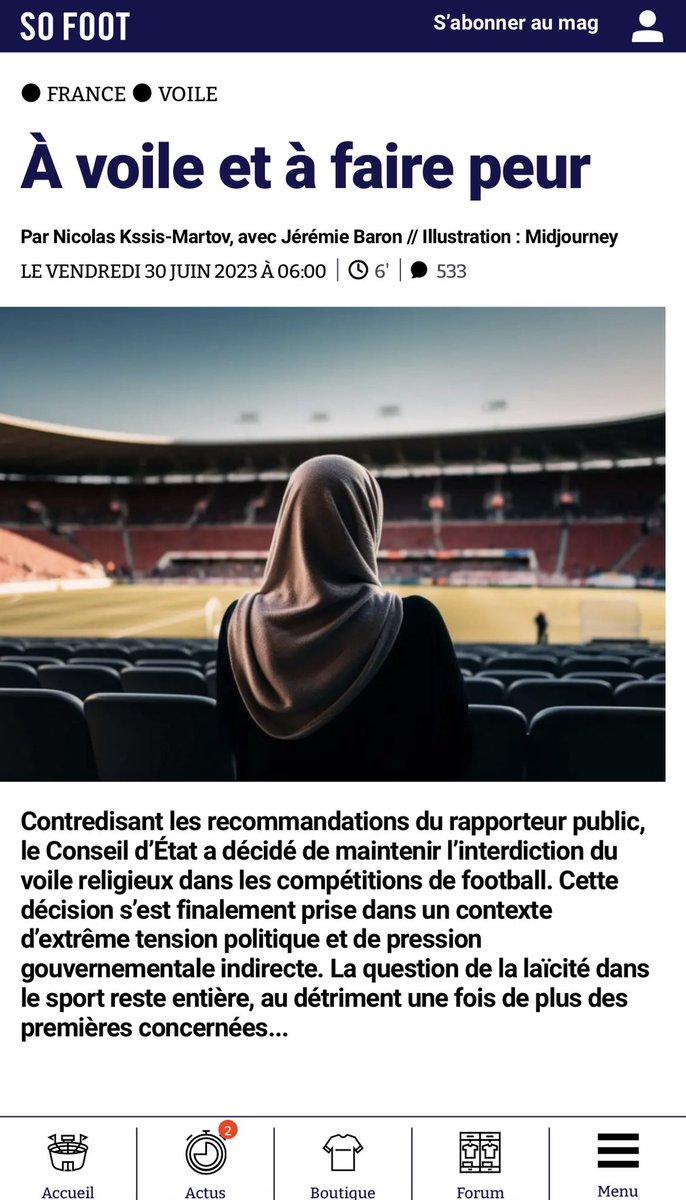 EddySardou's tweet photo. SoFoot ou la liberté des femmes à deux vitesses.

Du même auteur :

⬅️ A gauche : femme indécente / n’a pas le droit de se déshabiller comme elle veut.

➡️ A droite : femmes libres de s’habiller comme elles veulent / progressisme. https://t.co/QZZY6WWeWx
