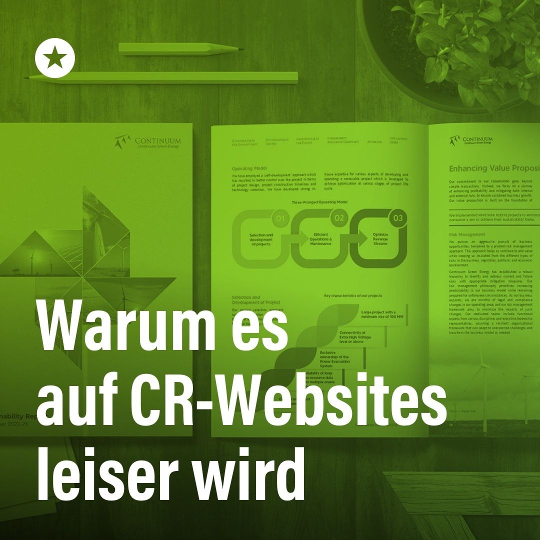 NetFed's tweet photo. Mehr Reporting, weniger Erzählen. Nachhaltigkeit bleibt auf Unternehmenswebsites präsent. Doch fünf Jahre CR Benchmark zeigen: Redaktionelle Formate verlieren, während strukturierte Berichterstattung gewinnt. Was das für die CR-Kommunikation bedeutet: https://t.co/p5io4xBOtP https://t.co/E33vAK3Db3