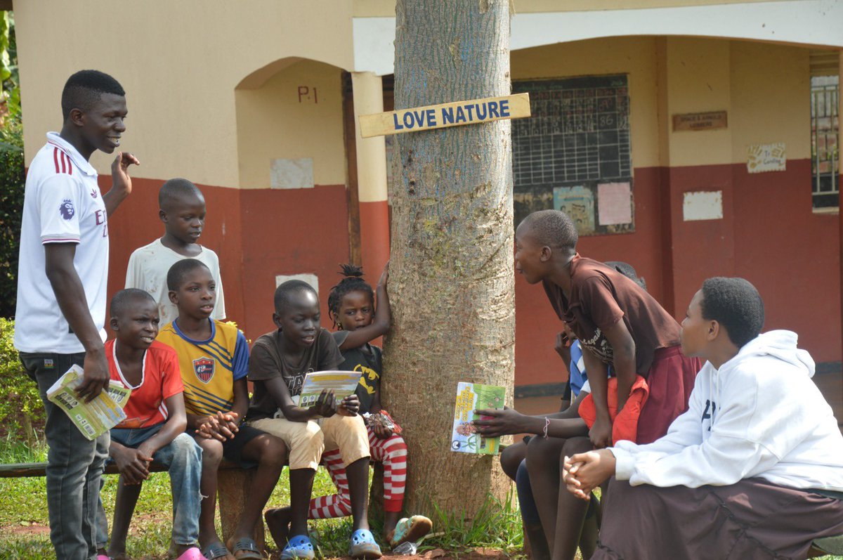 ReadtoLearn01's tweet photo. Beneficiary story | Raymond, a Literacy  Champions with  Access Knowledge Africa.

During his termly holidays, Raymond brings children and  books together during community book clinics, creating spaces where they can read, ask questions, share ideas.

Donate a book.

#donation https://t.co/fQAgVnsM7T