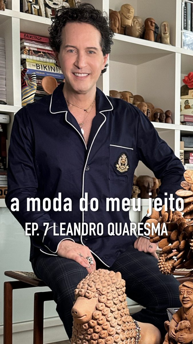 ArlindoGrund's tweet photo. No A Moda do Meu Jeito de hoje, vamos conhecer Leandro Quaresma, um costureiro carioca que transforma ancestralidade, fé e identidade em moda autoral brasileira. 

Da máquina de costura à passarela da Casa de Criadores, uma história de cultura, pertencimento, criação e muita moda.

Dá o play e vem conhecer a moda do jeito dele!

#ArlindoAma #Moda #Looks #Fashion

 https://t.co/xIDYn2UgHN ;-)
