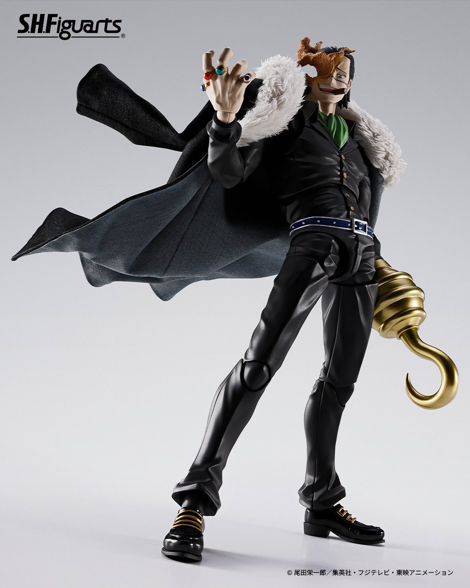 t_features's tweet photo. 【今週の新商品】

TVアニメ『ONE PIECE』より
「S.H.Figuarts サー・クロコダイル -マリンフォード頂上決戦-」が一般店頭にて9月19日(土)新発売！
📋商品詳細→ https://t.co/2EhKa5XHzb

ボーナスパーツとして同シリーズ「ルフィ」(別売り)用表情パーツが付属！
#t_shf #ONEPIECE #ワンピアーツ https://t.co/IH7yOOju6N