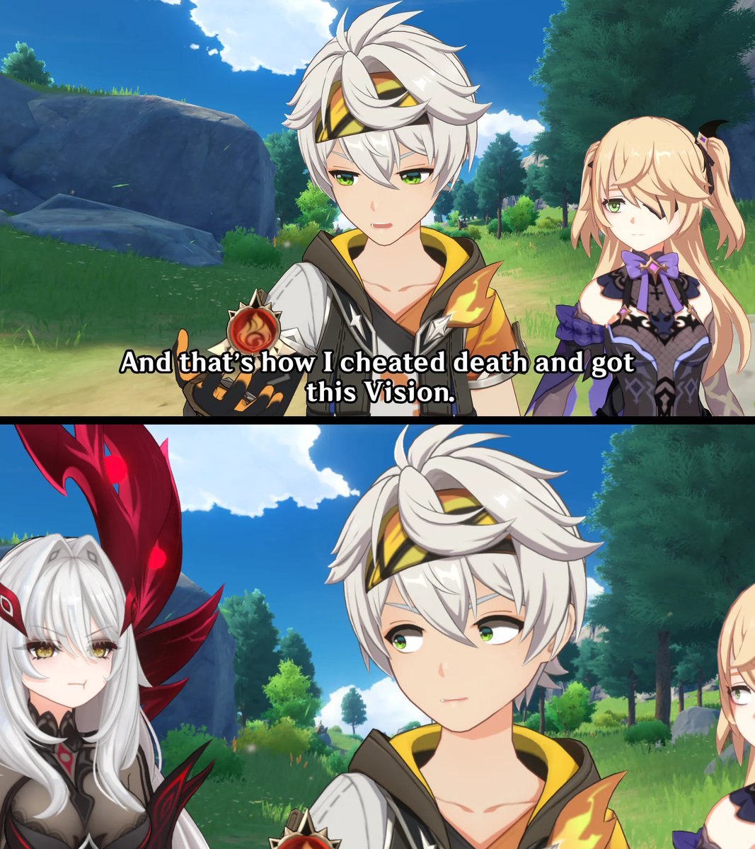 teyvattabloid's tweet photo. Everyone should stop cheating on her

Credit - u/Chronoz0

#Genshinlmpact #Genshin #GenshinMemes https://t.co/VbnFTjUQdJ
