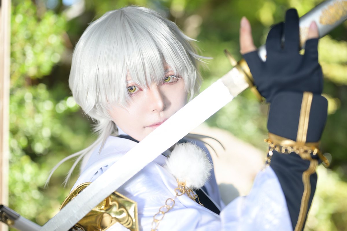 shei_kimetsu_23's tweet photo. 鶴丸国永cos

*

　　　　さぁ、大舞台の始まりだ！

*

📸モケさん　@boheusagi 

#帰ってきたデカ近本丸0913 https://t.co/5F5NpPPirT