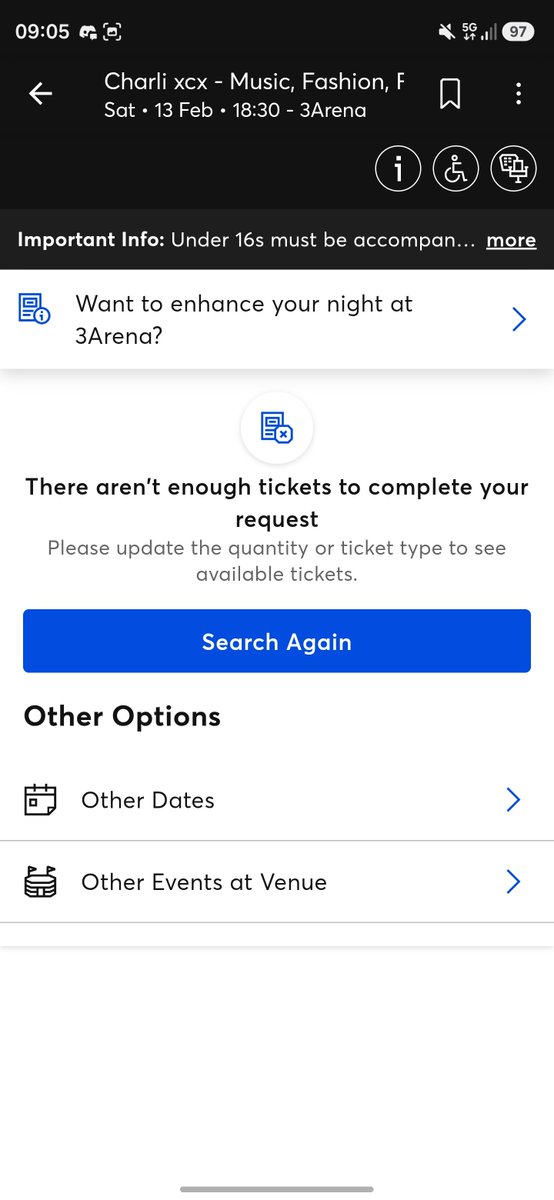 ooxtsukii's tweet photo. @jamiesmallxxx I kept spamming the search again button til it found me tickets 😭 i kept getting these messages beforehand https://t.co/nJYaP6t6db