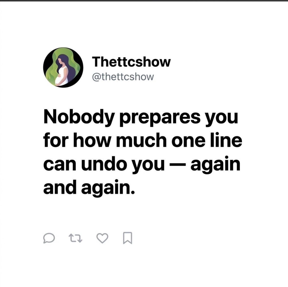 TheTTCShow's tweet photo. That disappointment of seeing one line when you hoped for two can be exhausting. You don’t have to pretend you’re okay, take the time you need to feel it. You’re not alone in this community. 🤍

#ttc #ttccommunity #ttcjourney #tryingtoconceive #viral https://t.co/aATCnABLlO