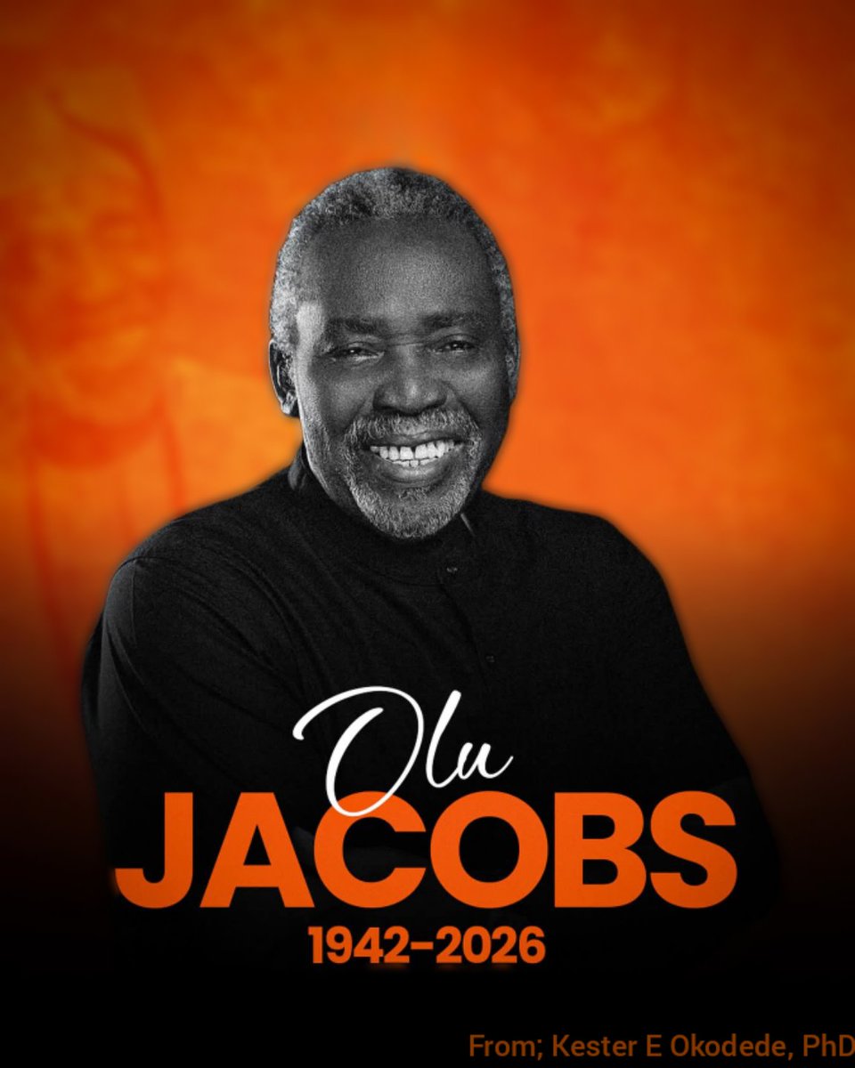 CognitiveHandle's tweet photo. Peregrinate well, legendary Olu Jacob!

The exhilarating smile you ignited in your admirers—lovers of good movies—during your nonpareil acting in Nollywood will be loftily missed.

May you find tranquil rest with your Maker. Heartfelt condolences go to the family you left behind. https://t.co/mbdCvFvPq3