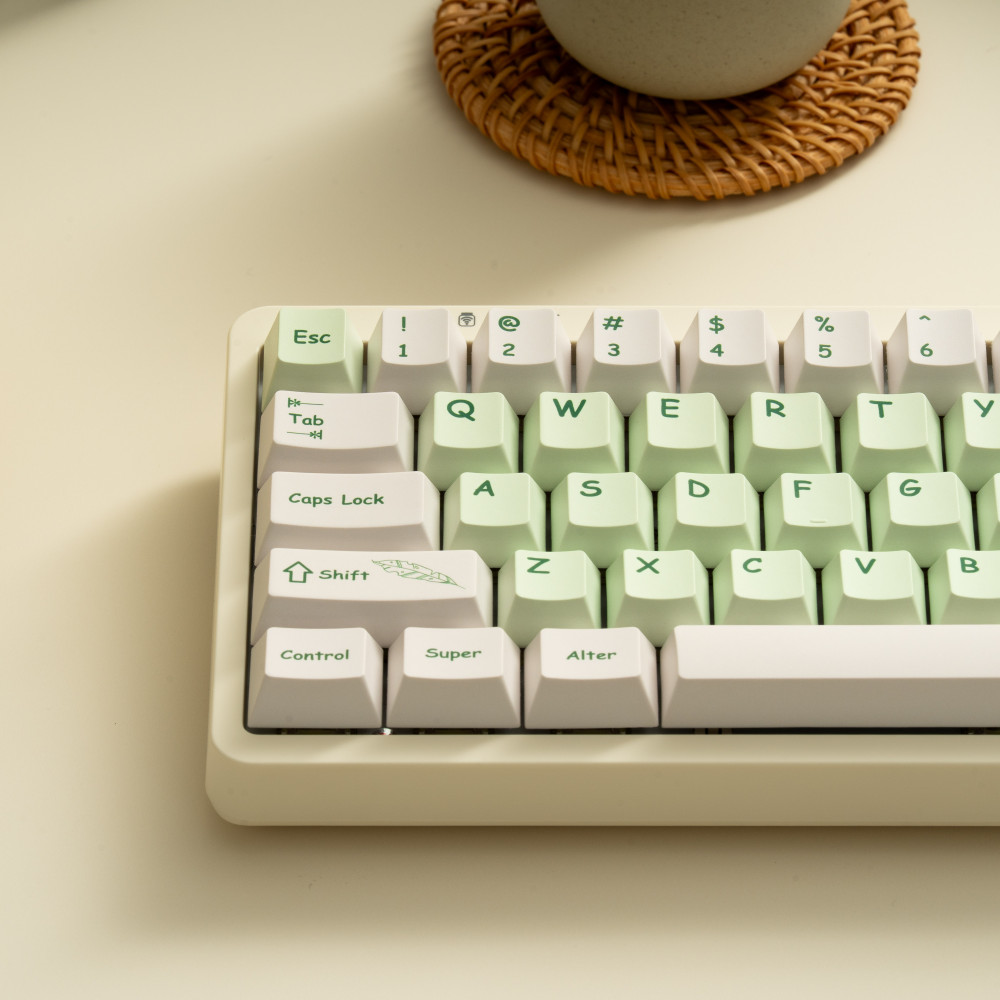 PIIFOXkeyboard's tweet photo. Obsessed with the new Herbary set 🍵💚  

Not to be dramatic, but the dandelion details on this Herbary Keycap Set just fixed my entire Tuesday mood.  

 🛒 Link in bio to cop the Herbary look.  
https://t.co/nRSX7rcuLb

#piifox #Herbary #keycapset https://t.co/sIHx8smb91