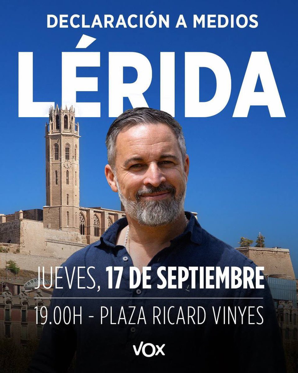 Igarrigavaz's tweet photo. Ayer recorrimos las calles de Lérida exigiendo el fin de la islamización y de la invasión migratoria.

Esta madrugada, de nuevo, otra batalla campal entre extranjeros a golpe de catana.

Mañana volveremos con @Santi_Abascal para recordar a los vecinos de Lérida que no están condenados a vivir con miedo.