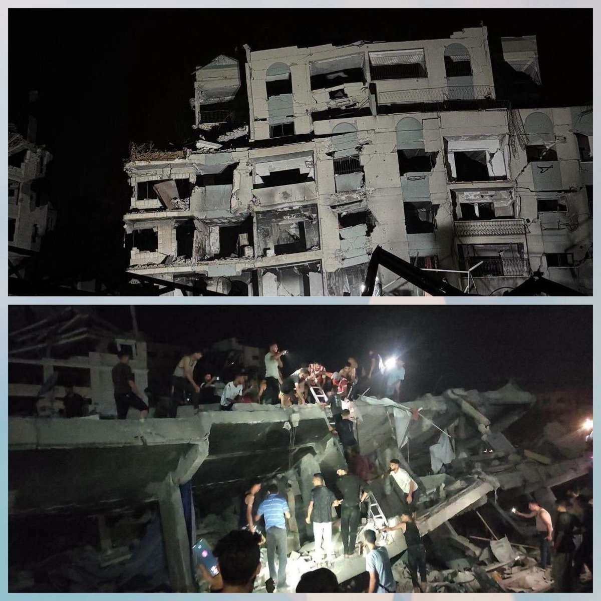 muhammadshehad2's tweet photo. The world moved heaven & earth to rescue the Oceangate sub & the team in the Tham Luang cave

But nobody is moving a muscle to save 100 souls trapped beneath a collapsed building in Gaza. 

Gazans are literally digging through the rubble with their bare hands. The bare minimum is to press Israel to allow excavators, trucks & fuel. There’s no reason why Israel is still banning those life-saving equipment from entering Gaza!