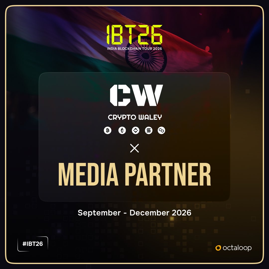 IBTxOfficial's tweet photo. Waley = the people who actually talk crypto in the language the market uses.

@cryptowaley is Media Partner for IBT26.

Glad the desi desk is in the mix. https://t.co/fGTVvi7pSO