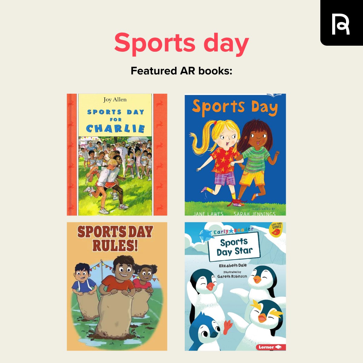 AccReader's tweet photo. 🏃📚 Celebrating #NationalFitnessDay with great reads for sports fans and adventurers!

Explore Accelerated Reader titles featuring sporting heroes, football, extreme sports and more.

📖 Find more books with AR Bookfinder:

👉 https://t.co/3Ni1Bb4TsT https://t.co/b6enekPdSW