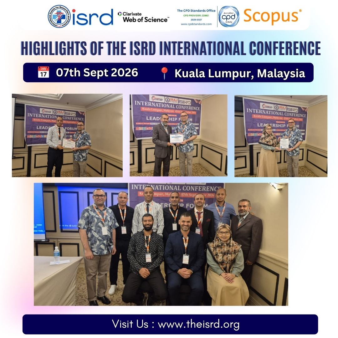 isrdconf's tweet photo. We are pleased to share some memorable moments from The ISRD International Conference, held on 7th September 2026 in Kuala Lumpur, Malaysia.

🏆 Celebrating Research • Excellence • Collaboration

🌐 Visit: https://t.co/xCyQXwx6rG

#theisrd #InternationalConference #KualaLumpur https://t.co/0cQXGbfDrS