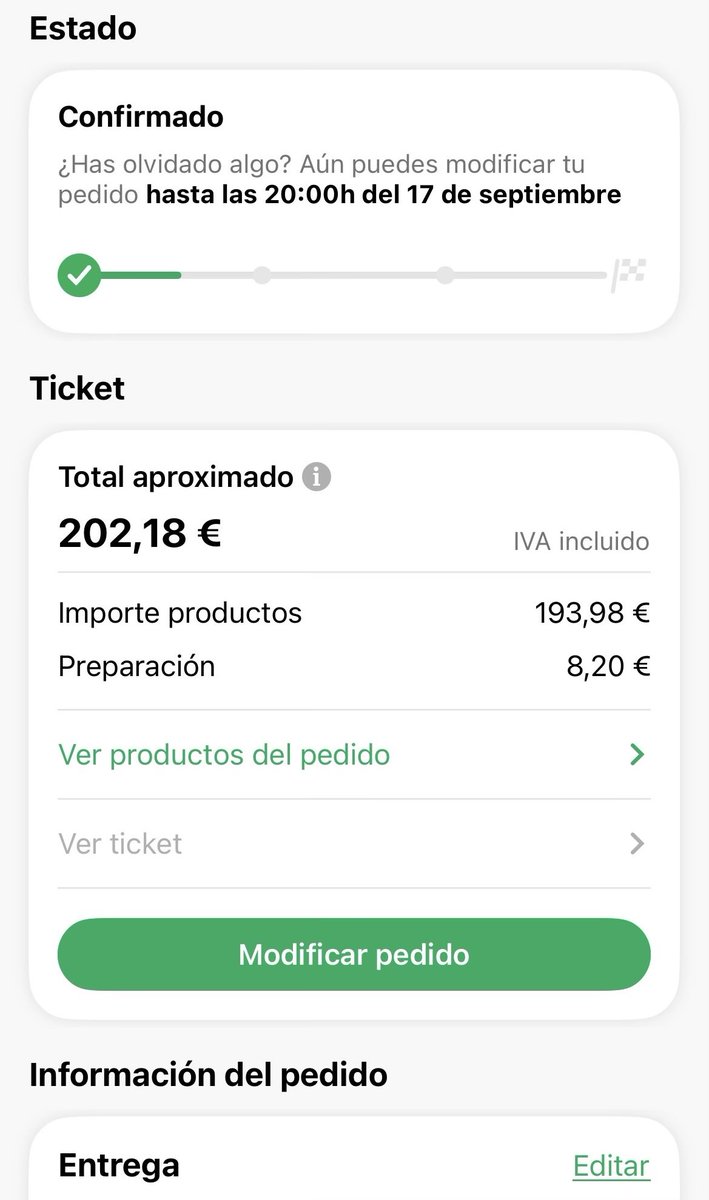 MoneyEscape_'s tweet photo. ¿Vosotros sois team comprar online? ¿O preferís ir y cargar con todo? 

Yo lo tengo claro. Pago 8,20€ por un servicio impecable y además me ahorro tiempo y compras innecesarias por impulsos u olvidos. https://t.co/OCjDa1KC5d