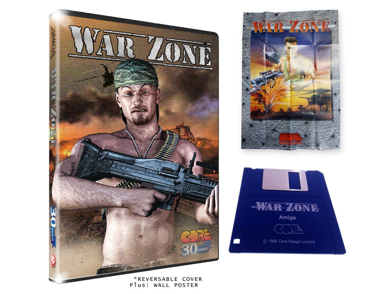 MadGerbil365's tweet photo. AMI64 presents WarZone for #Amiga - 30th Anniversary £10 https://t.co/bpIYNVgZMU A game mainly about shooting, more shooting, some hostage rescues (or shooting.. If you prefer) and also a little mass-shooting. #RetroGaming #CommodoreAmiga #AmigaReposts #RetroGames #Retrogamer https://t.co/ZC8tzi9luV