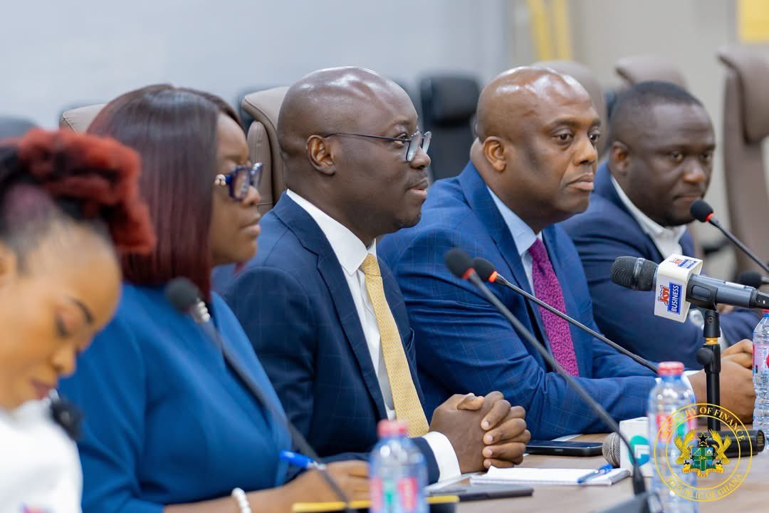 Cassielforson's tweet photo. A while ago, I welcomed Makhtar Diop, Managing Director of the International Finance Corporation (IFC), to the ministry.

He commended Ghana’s economic progress, especially the reduction in inflation.

I made it clear that our next steps include developing commercial agriculture, adding value to what we produce and creating more jobs.