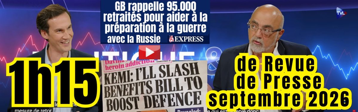 pierrejovanovic's tweet photo. La Revue de Presse de la Rentrée 2026 est arrivée sur TVL   - Merci ❤️❤️❤️  pour les 120.000 vues en juste 24 h !!!   https://t.co/2yXpor0FHS https://t.co/LGCFhfHLkp