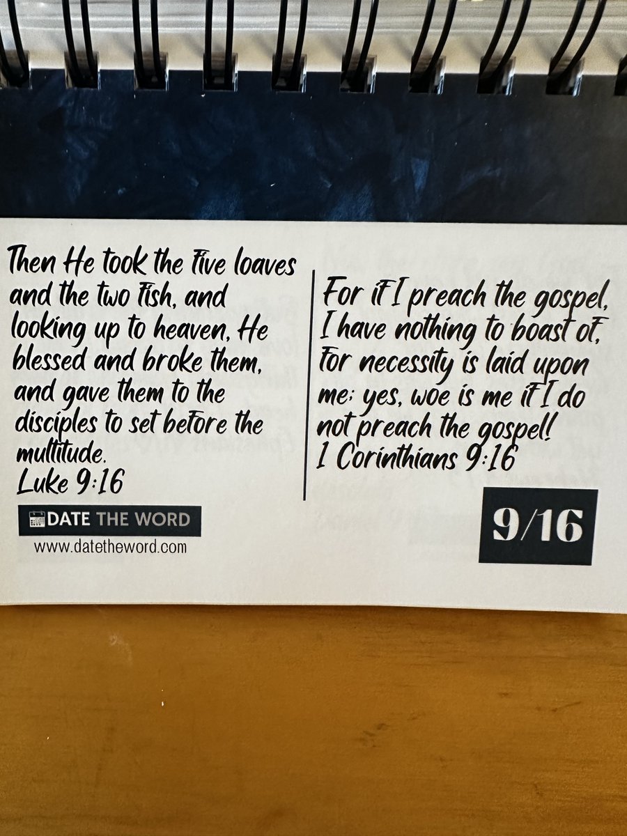 DwayneCarson's tweet photo. Bible @ Breakfast Bible @ Bed for September 16 (9/16)
#DATETHEWORD https://t.co/q2L9HHKlrm