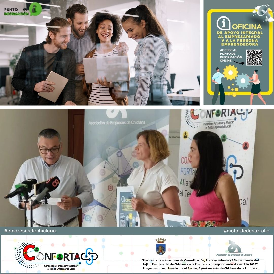 AEChiclana's tweet photo. El último balance de la Oficina de Apoyo Integral al Empresariado y Emprendedores de @AEChiclana, recoge que las relaciones laborales, la gestión y las dudas jurídicas concentran las inquietudes de la mayoría de las pymes y autónomos de la ciudad 
https://t.co/YddmaJ3izc https://t.co/YGtSjg0Txz