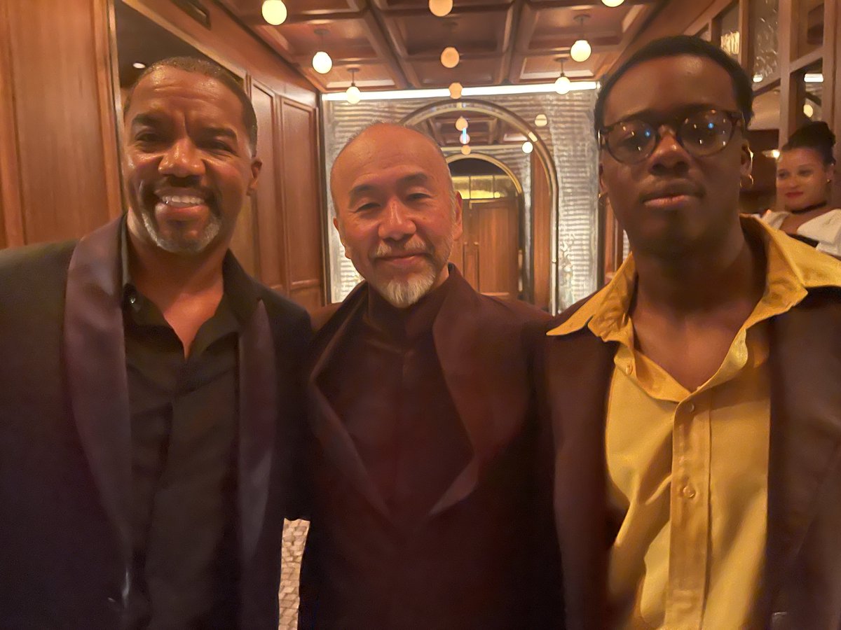 tsukamoto_shiny's tweet photo. トロントから参加の若いアレン、マーク・マーフィー(右)と大人のアレン、ロドニー・ヒクス(左)。2人ともこの日を喜んでいた。 https://t.co/1M7WFOoUHv