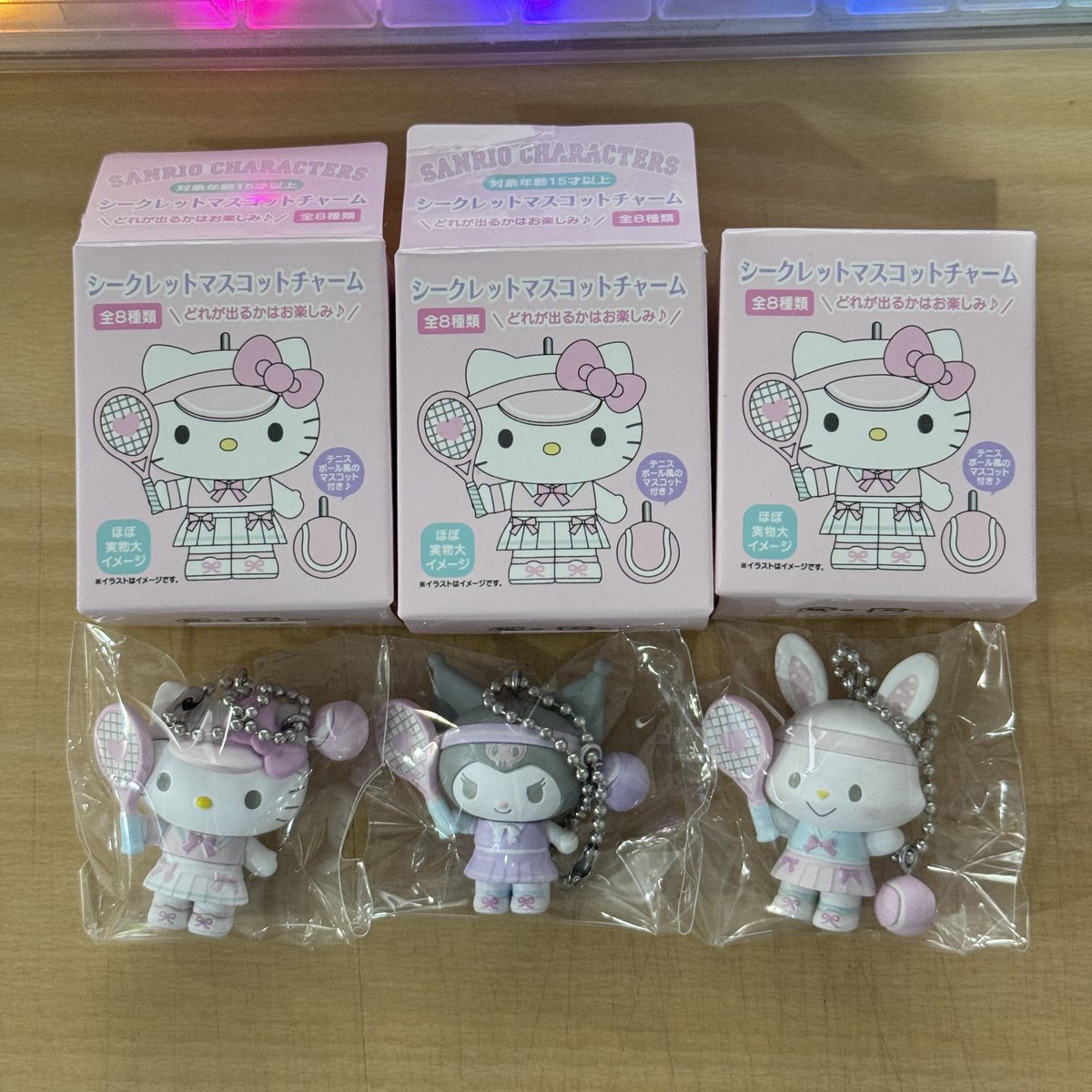 mjnnj_'s tweet photo. มะจ๋อง พร้อมส่ง 🤲🏻
พวงกุญแจ Sanrio Girl’s Tennis Club 🎾

🩷 Kitty คิตตี้ - 330฿
💜 Kuromi คุโรมิ - 300฿
🤍 Wish me mell วิชมีเมลล์ - 300฿

📮 ส่งฟรี!

สนใจสอบถามเพิ่มเติมได้ค่า 
#ตลาดนัดSanrio https://t.co/7EMFn2T6s6