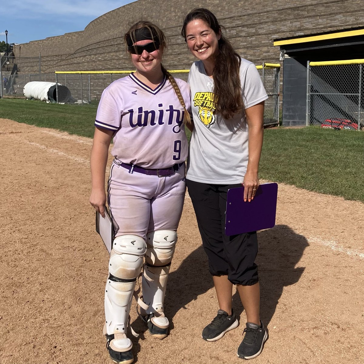 KatieHuckaby28's tweet photo. Had a great time at DePauw’s softball camp Sunday. Enjoyed meeting everyone and working with the team. Appreciated the personal feedback on my catching and being given the opportunity to showcase my abilities playing different positions. Thank you! @DePauwSoftball @UnityPirillo https://t.co/krE3OsHiOR