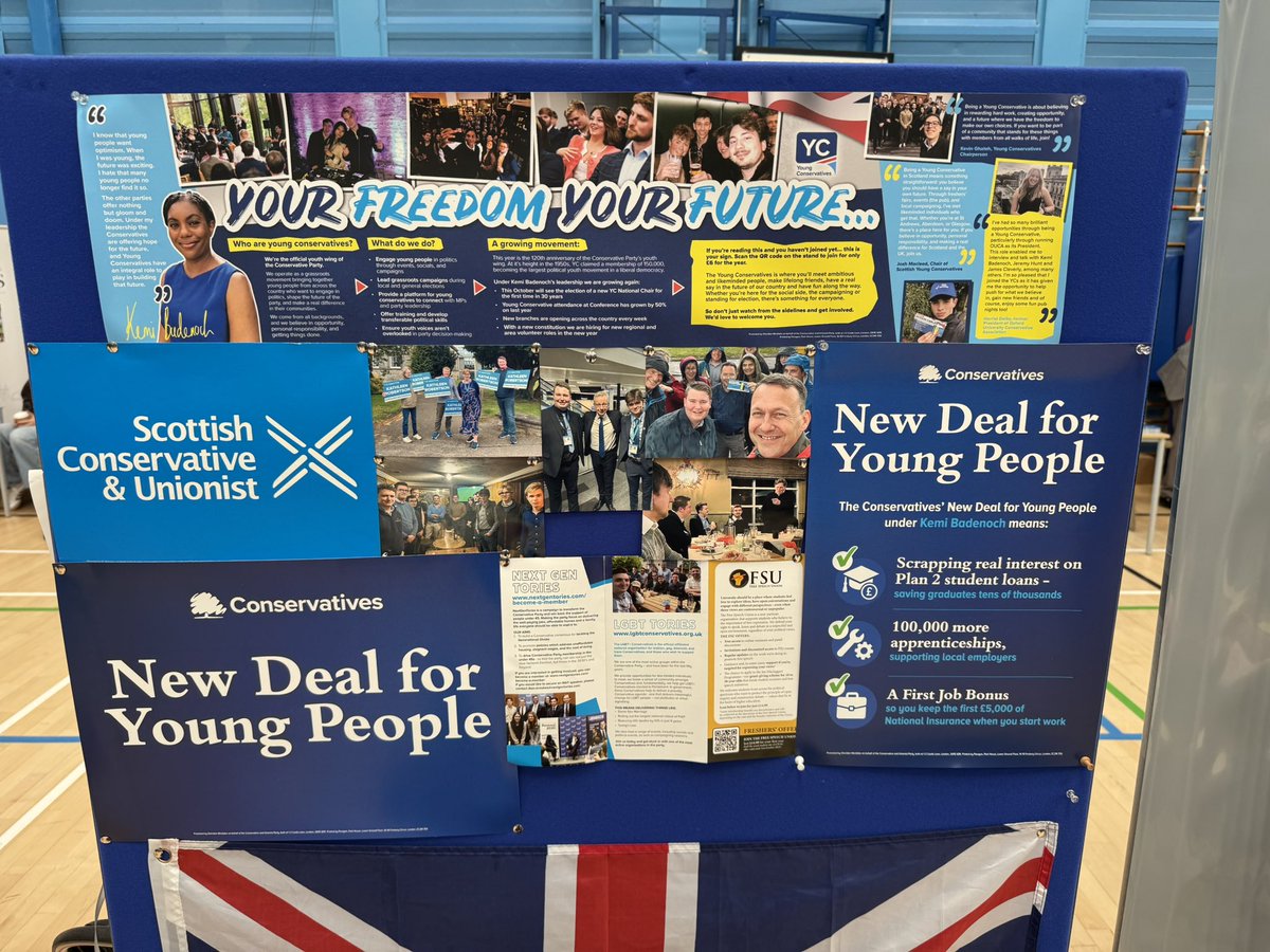 UoA_Tories's tweet photo. We are set up at Aberdeen Sports Village for @aberdeenuni freshers fayre until 4pm.

Come and meet us, find out about the work and events we do and talk all things politics. 🇬🇧

@Young_Tories @Conservatives https://t.co/e7c3KLMlBt