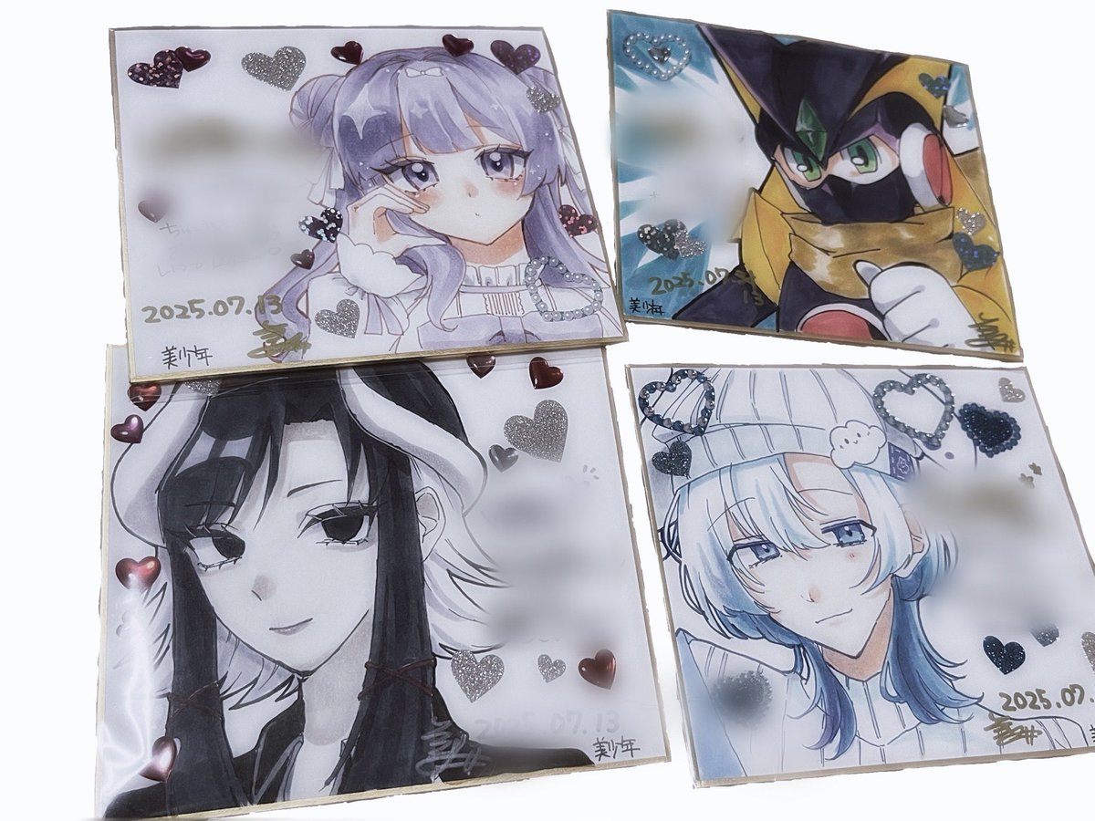 mrkk_bb's tweet photo. 【いつもの】
9/27の京都キャラバンにてお会いしていただける方にいつもの色紙お渡しします
写真は去年のです。
リプに描いてほしいキャラ(コンパス関連キャラのみ)orコテキャを教えてください。

今年は趣向を変えて可愛いの作る予定😻
いつも通り他の方には差し入れをお渡しします✌️ https://t.co/zHecqHn664