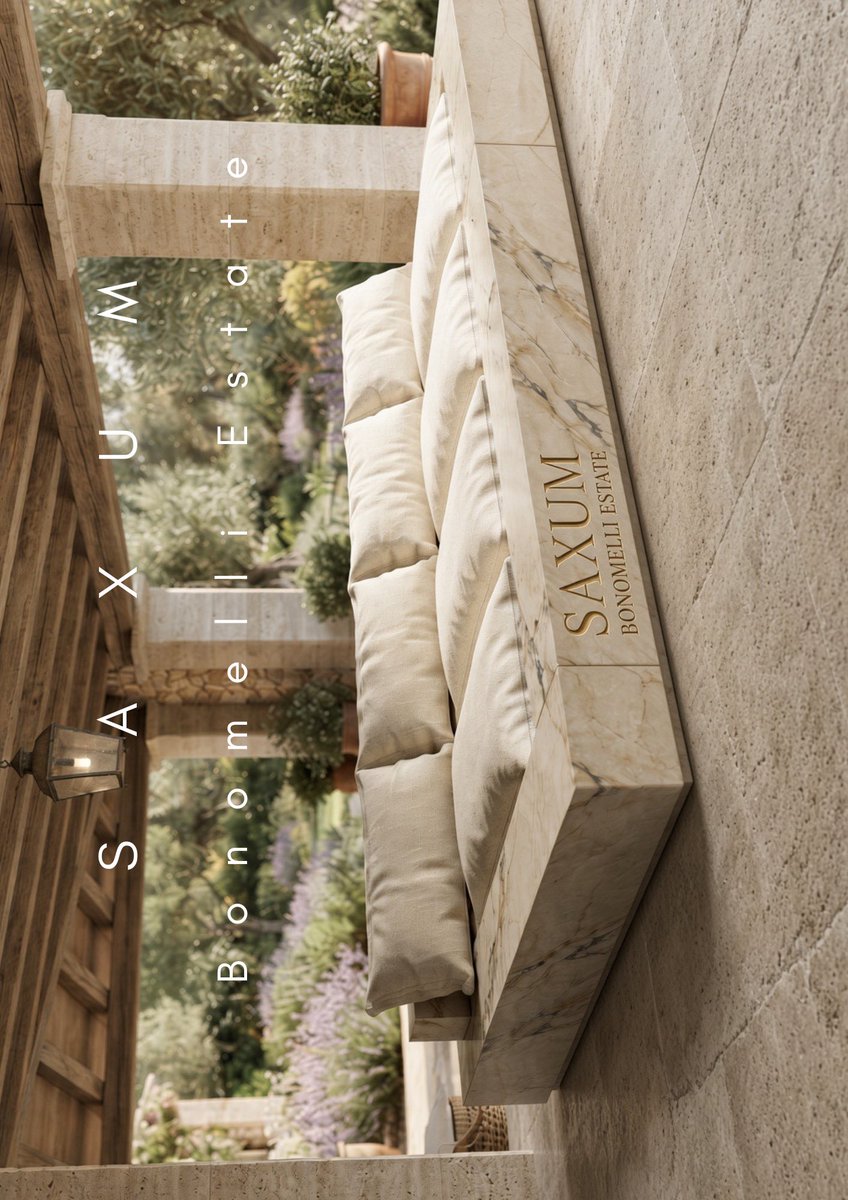 BonomelliEstate's tweet photo. 🪨  S A X U M   🪨

Geometria pura, monolitica. Perfetto per piccoli porticati, verande, terrazze o ristretti corridoi ad arco all’aperto, sotto un albero o sul lastricato.

È un quattro stagioni : nasce per vivere l'outdoor con la stessa identità con cui abita l'indoor.

Le specifiche

📐 Dimensioni: 220 × 90 cm.

↕️ Altezza: 45 cm, calcolata esattamente a metà coscia per garantire una seduta ergonomica e naturale, evitando l'effetto "infossato".

Per chi sceglie un nuovo modo di vivere e sentire il riposo indoor e Outdoor.

Brenda Bonomelli | Bonomelli Estate | 

#BonomelliEstate #Saxum #CatalogoVolumeI #ConceptDesign #Neoclassico #OutdoorLiving #InteriorDesign #StoneDesign #Architettura #Design2026
