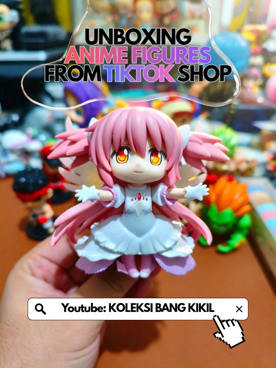 BangKikil's tweet photo. UNBOXING ANIME FIGURES FROM TIKTOK SHOP (Madoka Magica, Broly Dragon Ball, Street Fightee Characters)
▶ Click here to watch: https://t.co/3vR6vdJC9B https://t.co/oYPZONKQW7
