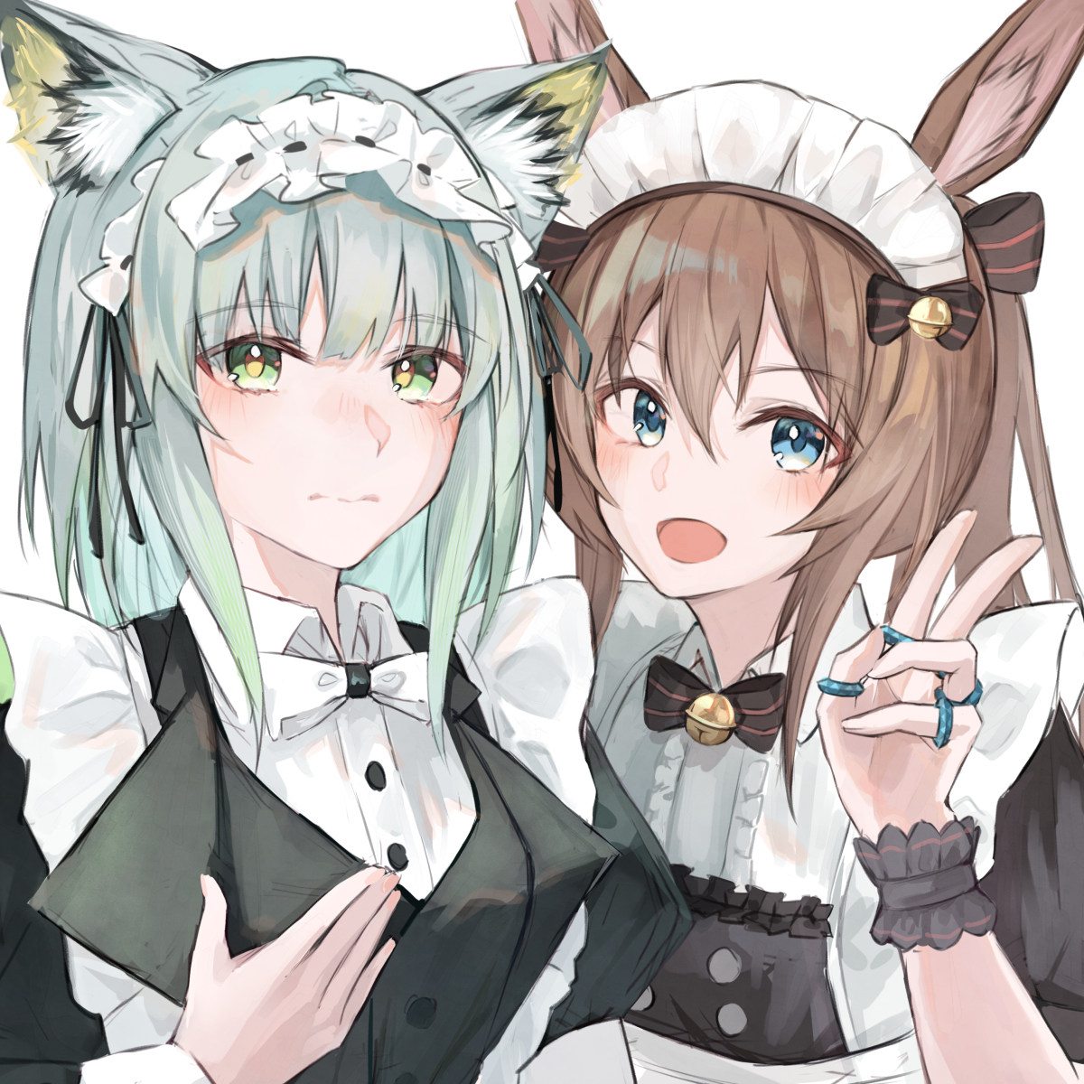 soranaut's tweet photo. メイドケルシーミヤ
#アークナイツ #Arknights https://t.co/skRXtFgj32
