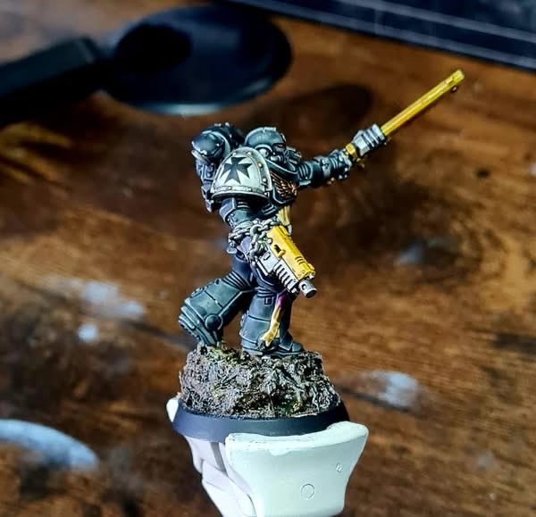 theeternalcrus1's tweet photo. Myles Alexander Henry Pirie @phalanxforge32 has finished the newest member of his #blacktemplar #crusadersquad - Battle Brother Godric.
Remember, if you want your Black Templars shared. You must be a member of and post to our Facebook group first:
https://t.co/VacUIgAxtY https://t.co/ATfJbIhLGv