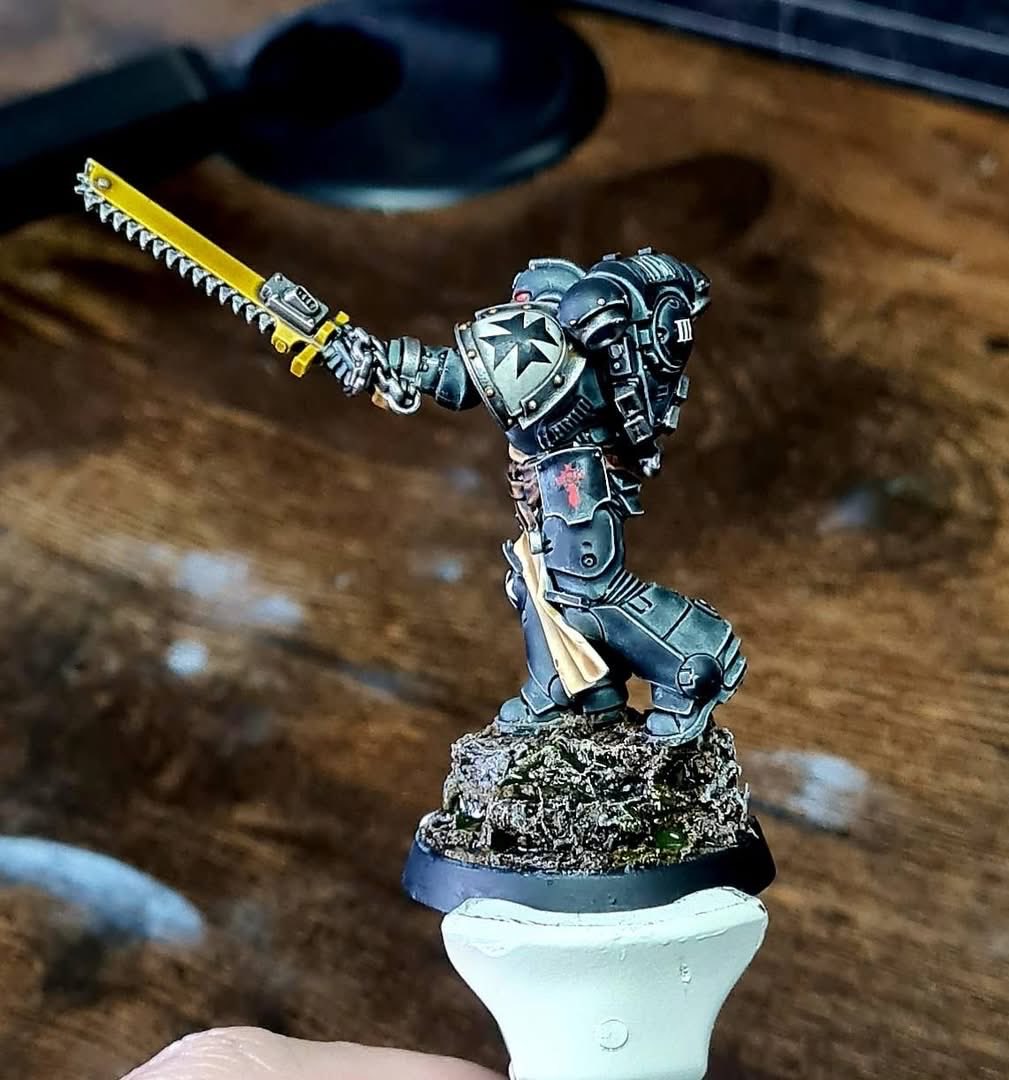 theeternalcrus1's tweet photo. Myles Alexander Henry Pirie @phalanxforge32 has finished the newest member of his #blacktemplar #crusadersquad - Battle Brother Godric.
Remember, if you want your Black Templars shared. You must be a member of and post to our Facebook group first:
https://t.co/VacUIgAxtY https://t.co/ATfJbIhLGv
